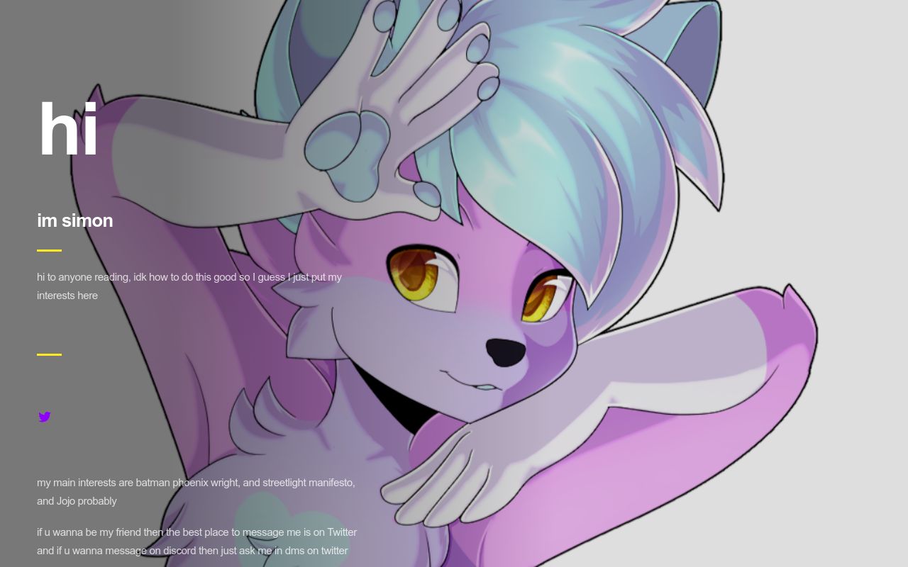 Carrd profile picture for @lemur